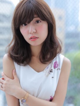 アグ ヘアー フラン 盛岡本宮店(Agu hair fran) スウィートな抜け感セミディ