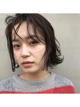 ヘアー アイス ルーチェ(HAIR ICI LUCE) 切りっぱなしボブ　外国人風　ナチュラル　無造作