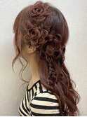 ☆お花やハートでできているメチャ可愛いヘア♪『フルールヘア』
