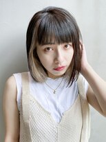 アイティー バイ アルバム 浦和店(IT by ALBUM) ナチュラルスタイル_オリーブカラーハイライトカラー_27670