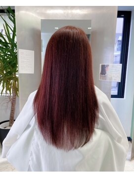 ルキナエーディー(Lucina AD) ブリーチ無しルビーレッド