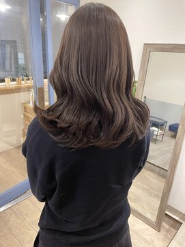 コフィー バイ メルト 吉祥寺(cofy by melt) 【松本咲花】秋カラー/艶感チョコレートベージュ/韓国ヘア