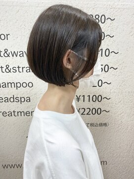 モリオ フロム ロンドン サッポロファクトリー店(morio FROM LONDON) 【morio】札幌ボブ　ぱつっと収まる丸みボブ