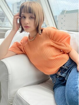 エクー(ECOO) 『 アウターカラー×ボブ 』　ECOO