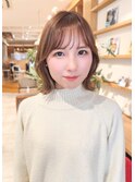 ★イメチェンモード外ハネボブウルフ大人可愛い20代30代40代*
