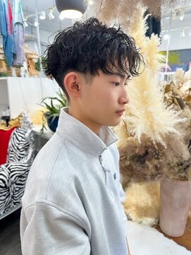 ユイマァル 岡山店(YUIMARL) メンズツイストスパイラルパーマ