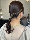20代30代40代♪大人可愛いお呼ばれヘアアレンジローポニー