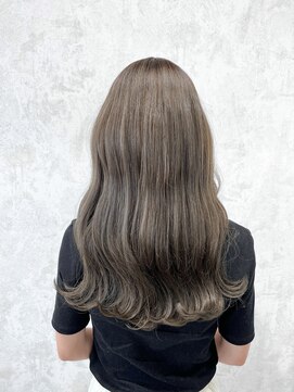 デミヘアー(Demi hair) オリーブグレージュ×ゆるふわウェーブ