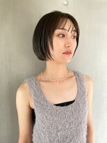 ヘアーデザイン アルエ(HAIR×design ARUE) 【ブリーチなしダブルカラー】【前上がりボブ】/20代/30代/40代