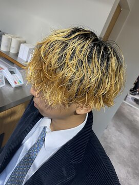 クオル 立川(QOL) ブリーチパーマ ケアパーマ 波巻きスパイラル