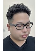 スラムダンク宮城のようなくっきりパーマ