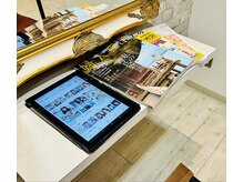 ＊雑誌はタブレットにて＊[髪質改善トリートメント/縮毛矯正/ヘッドスパ/白髪染め/白髪ぼかし/カラー]
