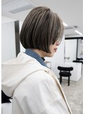コントラストカラー×ボブ