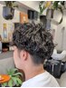 【メンズ限定】　カット＋パーマ＋ナノバブル10分ヘッドスパ   marbb