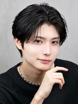 ザ サードヘアー 柏(THE 3rd HAIR)&nbsp;シースルーセンターパート　ダウンパーマ×アップパーマ