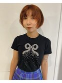 マニッシュオレンジブラウンヘア