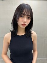 ガーデン 渋谷(GARDEN)&nbsp;くびレイヤー前髪ありイメチェンアンブレラカラーこなれミディ