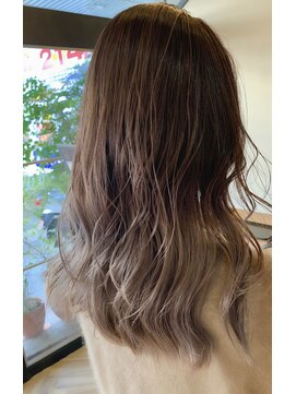 ジュノヘアーアンドアイラッシュ あざみ野(juno hair&eyelash) ロング×グラデーション