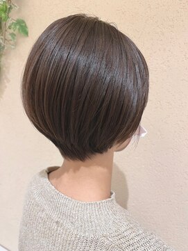 オリーブスバイネオリーブ(Olive's by neolive) ボブルフ_ネビージュ_小顔_ワンレン_黒髪_白髪ぼかし_前髪 55