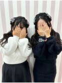 ガーリースタイル/心斎橋/ヘアメ/セットサロン