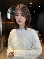 ガーデン ミサト 三郷中央(garden misato)&nbsp;大人可愛いレイヤーミディアムボブ/ニュアンスカラー/前髪あり