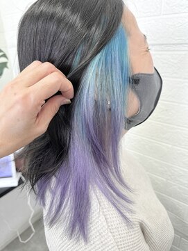 バンガロウ イー ヘア(Bungalow e hair) インナーカラー/グラデーション