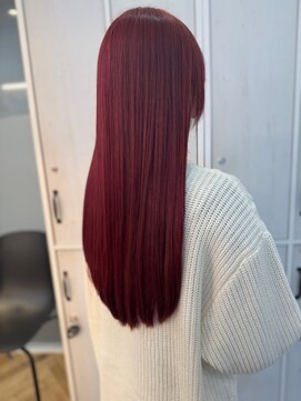 ジーナ 札幌大通(Zina) 美髪*チェリーレッド*髪質改善トリートメント*Zina札幌大通