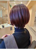 ◇バイオレットカラーショートボブ◇
