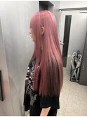 ホワイトグレージュ/デジタルパーマ/チェリーブラウン/梅田