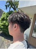 メンズカット/フェザーパーマ