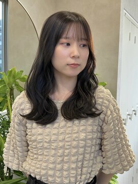 エレノア 枚方(Eleanor) レイヤー/ウェーブ巻き/オリーブベージュ/グレージュ/枚方