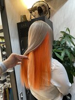 ヴァイス 渋谷店(VAICE)&nbsp;ホワイトベージュ インナーオレンジ