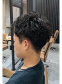 メンズショートパーマ
