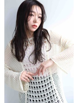 ナチュラルブラウン/地毛風カラー/バタフライカット