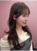 【LICCA 伊崎優李】韓国ヘア/レイヤーカット/前髪/姫カット