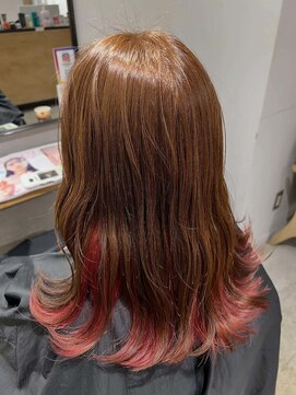 ラピスタ 池袋(Lapista) 韓国ヘアレイヤーカットダブルハイライトカラー【Lapista池袋】