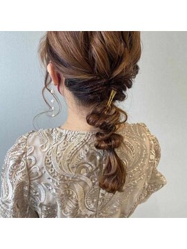 ヘアメイクアース 八潮店(HAIR & MAKE EARTH) 編みおろし大人セット