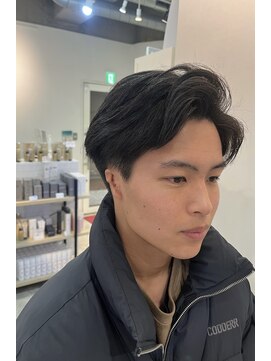 ローウェ オム 立川(LOUWE HOMME) かき上げヘア._.