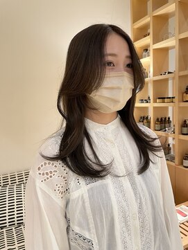 オーガニックエコ 川越(organic+eco) 20代30代春夏くびれヘア/イルミナカラーアッシュ/髪質改善