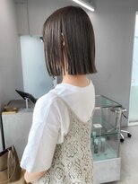 ヌード(nude)&nbsp;グレージュボブ｜ブリーチなしケアカラー