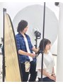 アフィックス プラス(affix PLUS) ファッション誌「Ray」 ヘアカタ撮影中☆