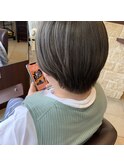【kicca】ハンサムショート×オリーブグレージュ