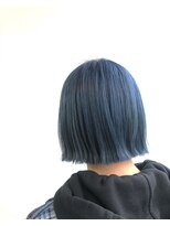 ヘアメイク オブジェ(hair make objet)&nbsp;韓国スタイル　ブルー