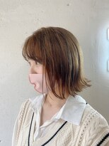 ヘアーワークス ヘルム 渋谷店(HAIR WORKS HELM)&nbsp;切りっぱなしボブ
