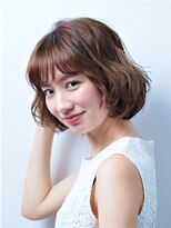 フィンセント 新高円寺店(VINCENT) 毛先パーマで作るリラックスボブ/２０代30代おすすめボブ
