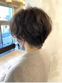 大人ショートニュアンスパーマ