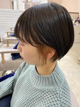 エフ ヘアーアンドリラクゼーション(F. hair & relaxation) 【F.】ショートでもイヤリングカラー