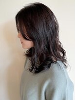 トップヘアーラウンジ 知立(TOP HAIR Lounge)&nbsp;巻くのが苦手な方にオススメ、簡単セミディ！/ニュアンスカラー