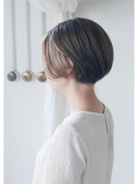 ノード(NODO) マニッシュショート+インナーベージュカラー