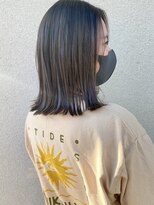 ヘアーデザイン ビビッド(HAIR DESIGN VIVID) 日光ミディアムボブインナーカラーハイライトカラー